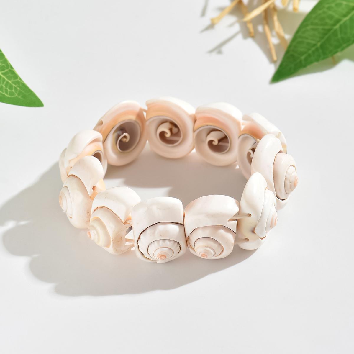 1 шт. эластичный браслет из ракушек в стиле бохо для женщин, подарок на вечеринку в тропическом стиле на пляже one-size белый
1 шт. эластичный браслет из ракушек в стиле бохо для женщин, подарок на вечеринку в тропическом стиле на пляже one-size белый