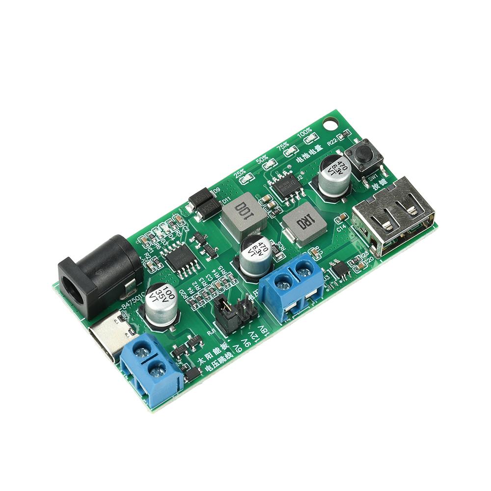 MPPT Solar Charger Control Board 5V-18V with USB 5V/2.1A Output for 3.7V Lithium Battery Solar Panel Regulator Compact Portable
MPPT Solar Charger Control Board 5V-18V with USB 5V/2.1A Output for 3.7V Lithium Battery Solar Panel Regulator Compact Portable