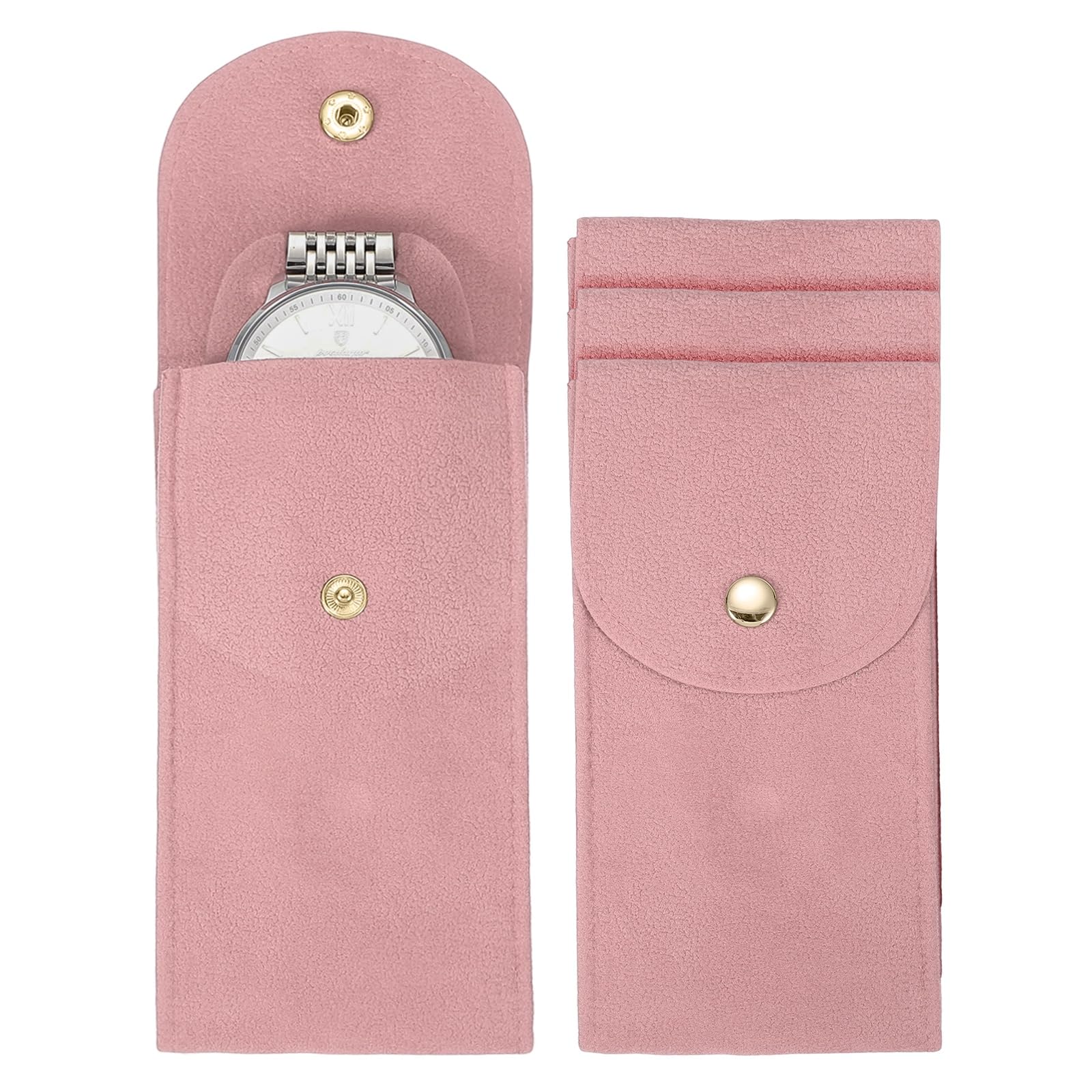 uxcell Velvet Watch Pouch 4-Piece Set, 13 x 7cm Portable Travel Case, Jewelry Storage Bag, Unisex, Snap Button Closure, Watch Storage Pouch, Travel
uxcell Velvet Watch Pouch 4-Piece Set, 13 x 7cm Portable Travel Case, Jewelry Storage Bag, Unisex, Snap Button Closure, Watch Storage Pouch, Travel