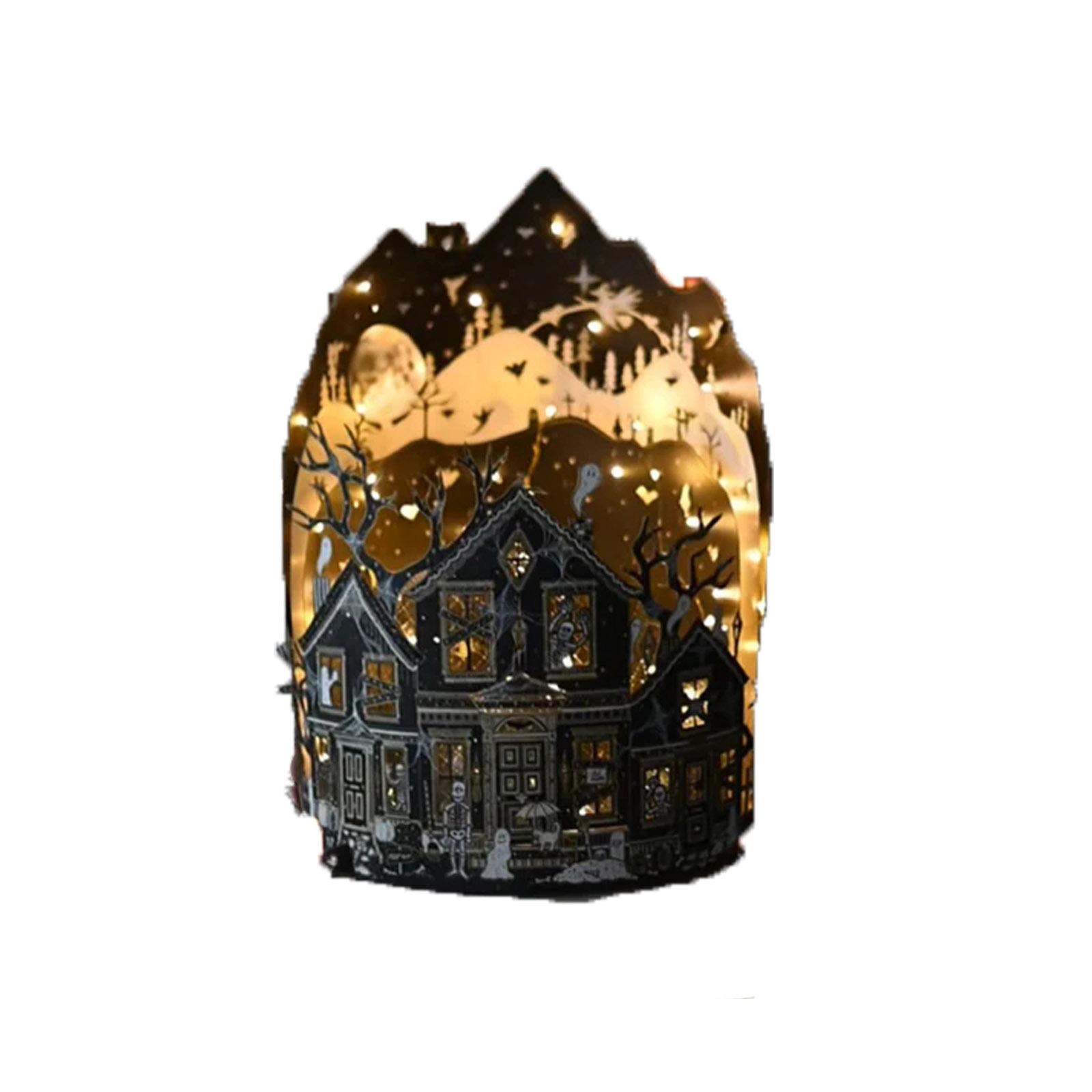 Хэллоуинское освещение дома с привидениями One Size чёрный
Хэллоуинское освещение дома с привидениями One Size чёрный