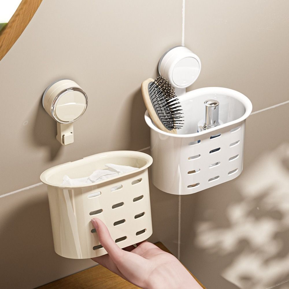 Wall Mounted Suction Cup Shelf Multi-functional Bathroom Hanging Basket Toilet білий
Wall Mounted Suction Cup Shelf Multi-functional Bathroom Hanging Basket Toilet білий