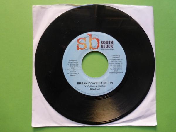 7inch Record SIZZLA Break Down Babylon NONE South Block 2005 Jamaica Reggae Ska Dub Used
7inch Record SIZZLA Break Down Babylon NONE South Block 2005 Jamaica Reggae Ska Dub Used