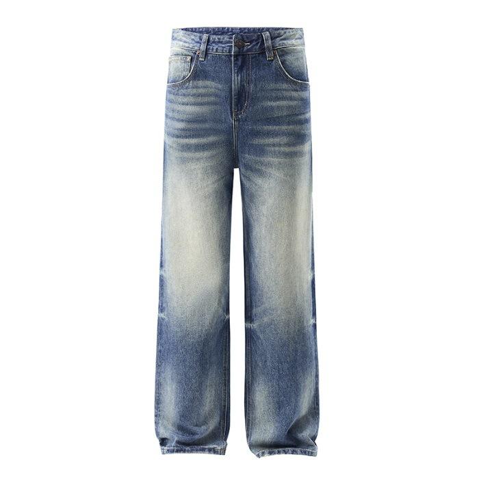 New High Street Jeans American Retro Men and Women Same Style Loose Straight Wide-leg Trousers S
New High Street Jeans American Retro Men and Women Same Style Loose Straight Wide-leg Trousers S