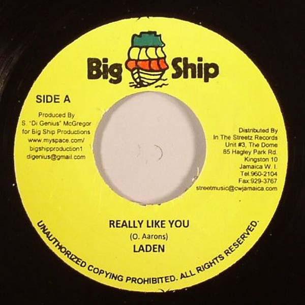 7inch Record LADEN - Really Like You NONE Big Ship 2009 Jamaica Reggae, Ska & Dub Used
7inch Record LADEN - Really Like You NONE Big Ship 2009 Jamaica Reggae, Ska & Dub Used