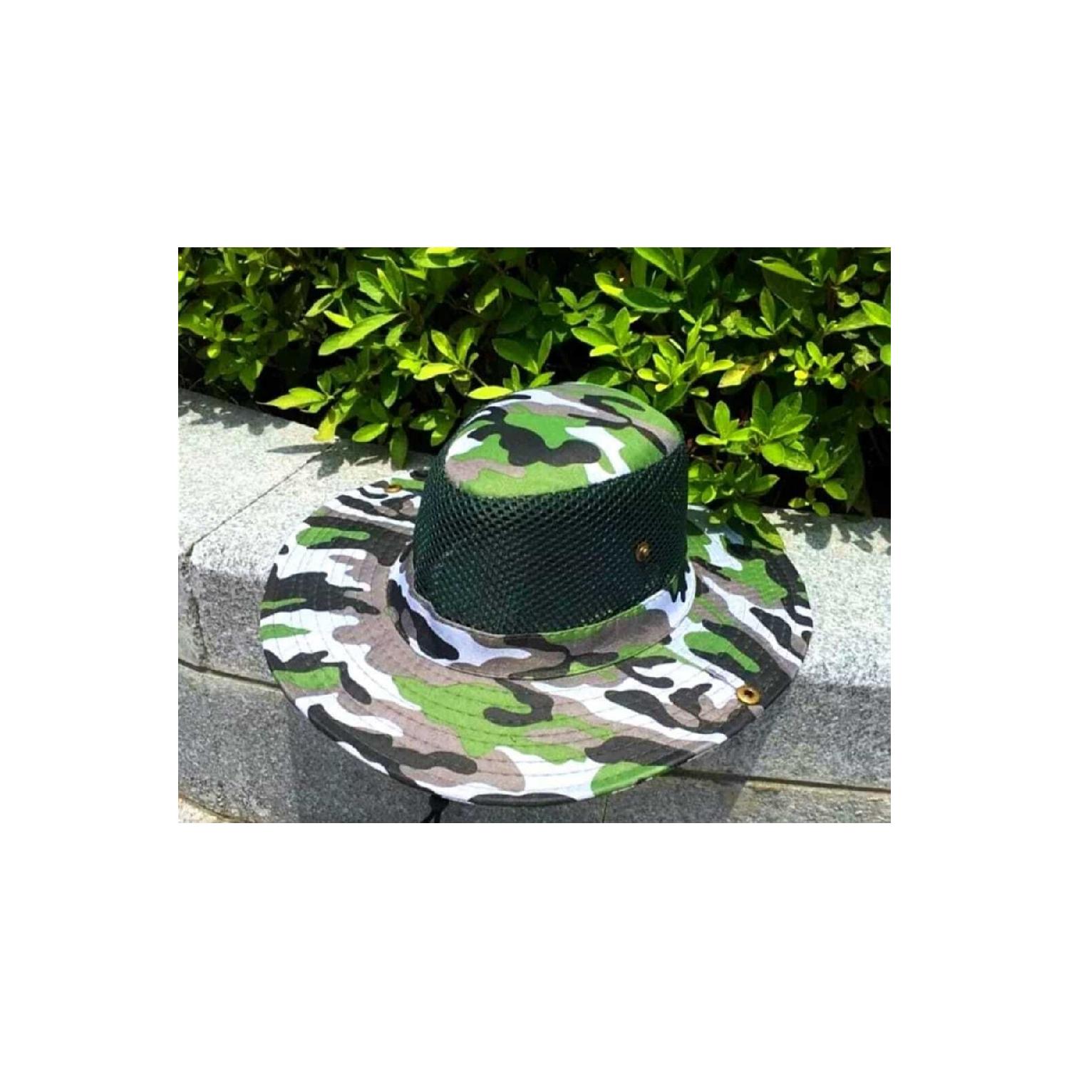 Сітчастий камуфляжний капелюх Safari, капелюх Fedora L зелений
Сітчастий камуфляжний капелюх Safari, капелюх Fedora L зелений