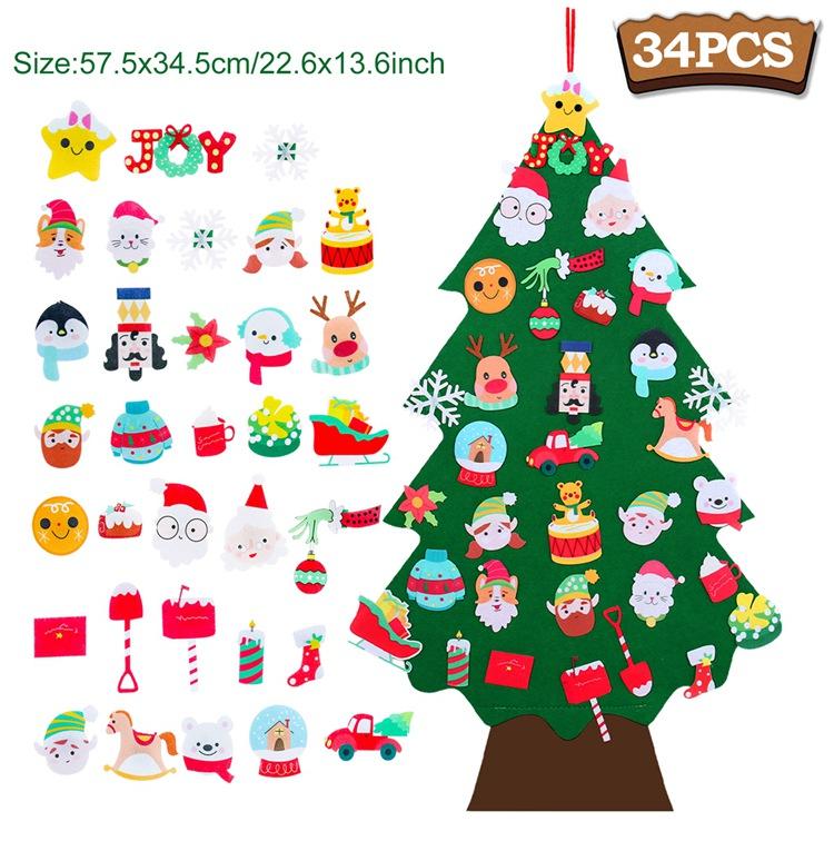 Kids DIY Felt Christmas Tree Merry Christmas Decorations For Home 2025 Christmas Ornaments Navidad Gifts Xmas Tree New Year 2025 Other
Kids DIY Felt Christmas Tree Merry Christmas Decorations For Home 2025 Christmas Ornaments Navidad Gifts Xmas Tree New Year 2025 Other