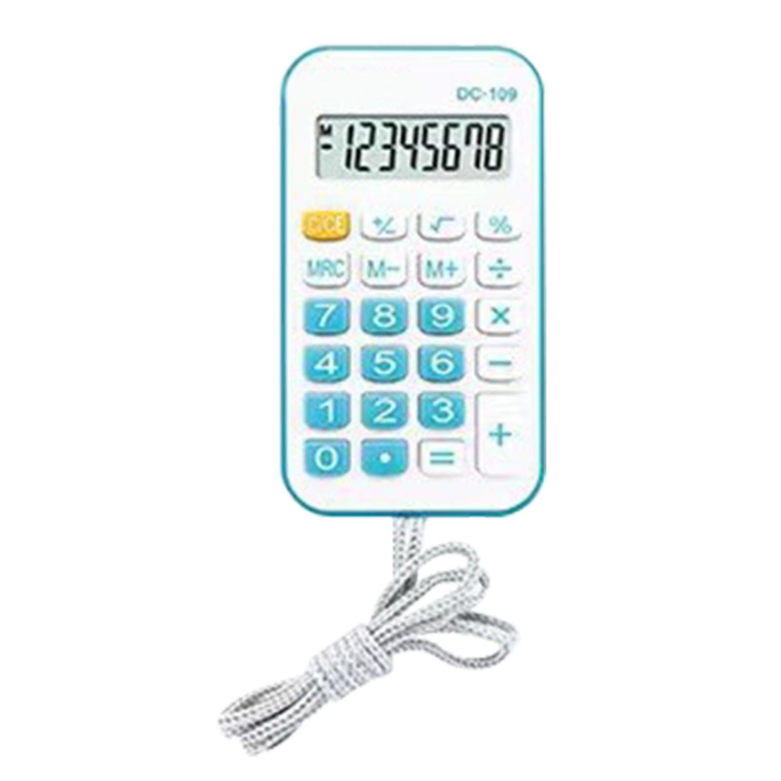Pocket Calculator Mini Small Portable for Students School Office Supplies with Rope Blue синий
Pocket Calculator Mini Small Portable for Students School Office Supplies with Rope Blue синий