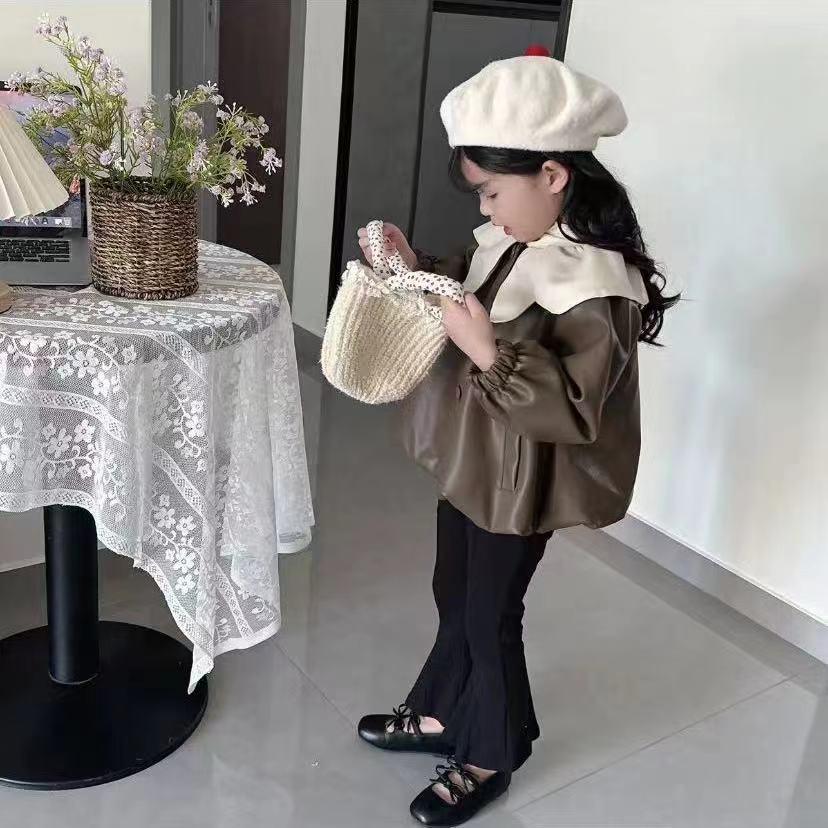 Модная кожаная куртка с лацканами для маленькой девочки 2025 - Трендовая осенняя верхняя одежда 48 Random In-store Stock
Модная кожаная куртка с лацканами для маленькой девочки 2025 - Трендовая осенняя верхняя одежда 48 Random In-store Stock