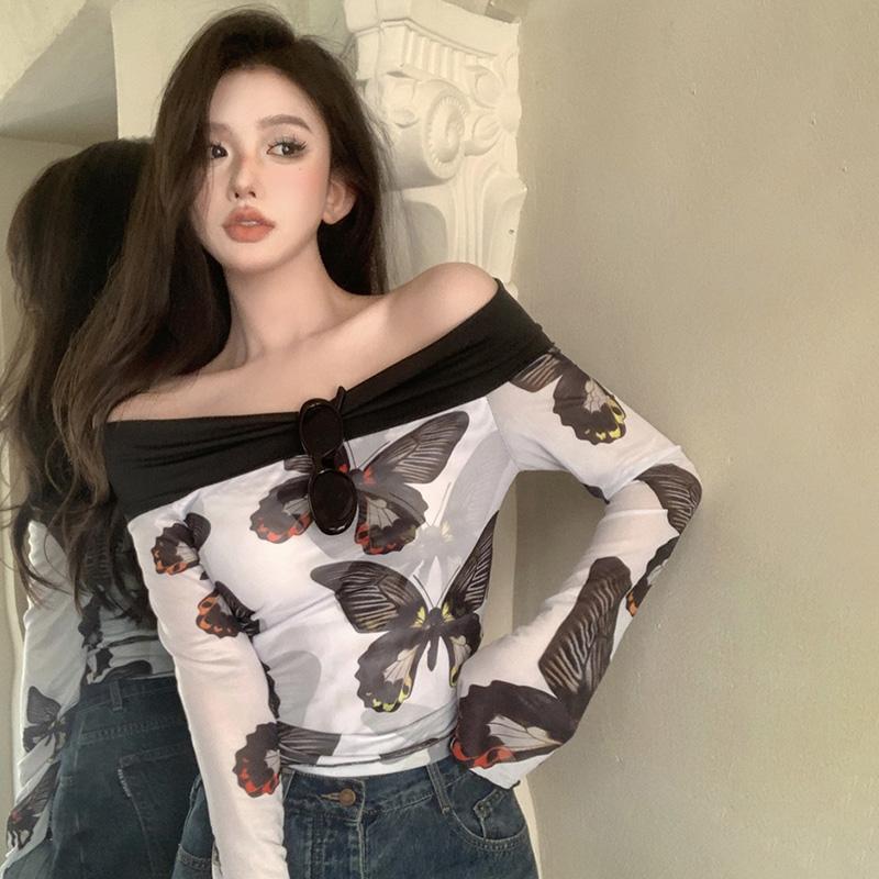 Женские футболки с длинным рукавом с длинным рукавом с принтом Pullovers Casual Slim Temeprament Футболка Женская
Женские футболки с длинным рукавом с длинным рукавом с принтом Pullovers Casual Slim Temeprament Футболка Женская