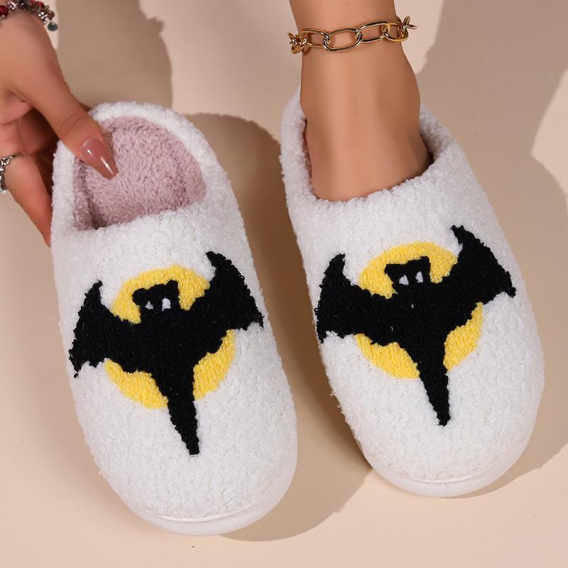 Halloween Slippers Winter Wool Lining Household Shoes Anti-slip Indoor Comfortable Cute Smiley Design Warm Home Footwear Neutral Anti-slip Sole 36-37cm
Halloween Slippers Winter Wool Lining Household Shoes Anti-slip Indoor Comfortable Cute Smiley Design Warm Home Footwear Neutral Anti-slip Sole 36-37cm