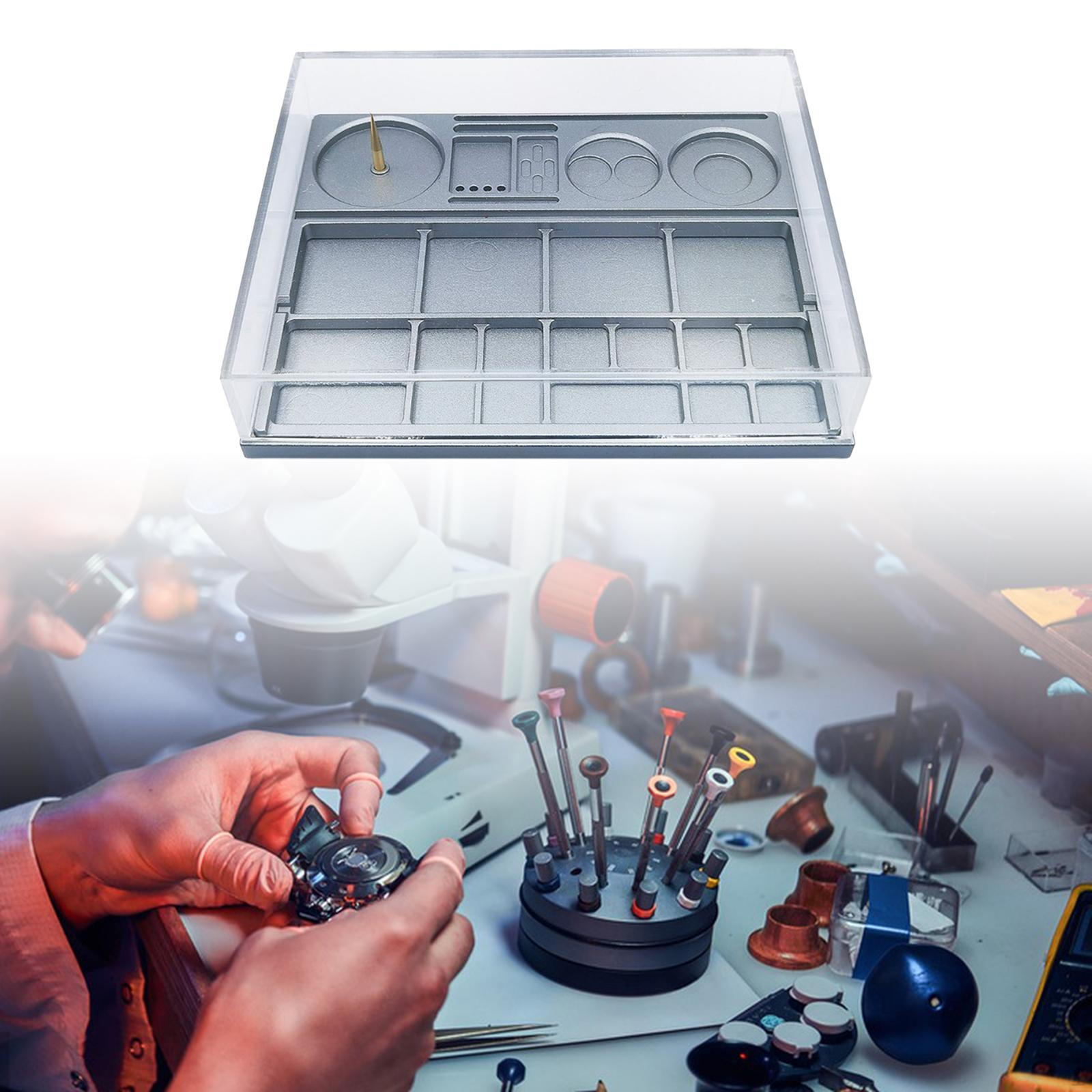 Профессиональный набор инструментов для ремонта часов с ящиком для хранения style A
Профессиональный набор инструментов для ремонта часов с ящиком для хранения style A