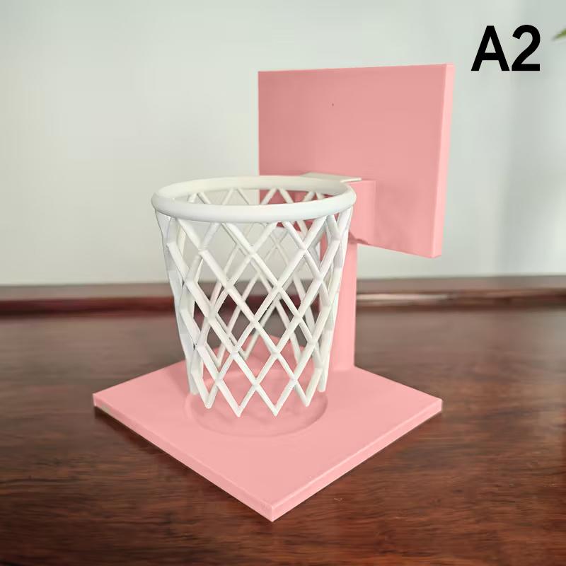 Creative Basketball Hoop Pen Holder Desktop Organizer With Base Space-Saving Decorative Accessory Home, School, Office Decor A2
Creative Basketball Hoop Pen Holder Desktop Organizer With Base Space-Saving Decorative Accessory Home, School, Office Decor A2