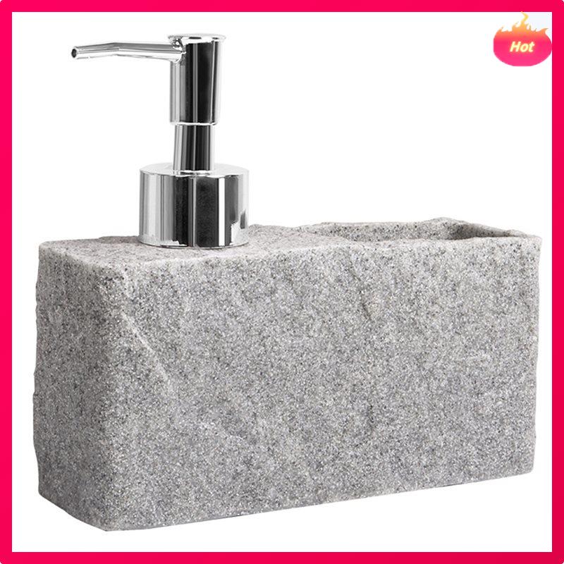 Imitation Rock Style Soap Dispenser For Kitchen Sink And Bathroom- Liquid Hand And Dish Soap Dispenser Included сірий колір
Imitation Rock Style Soap Dispenser For Kitchen Sink And Bathroom- Liquid Hand And Dish Soap Dispenser Included сірий колір