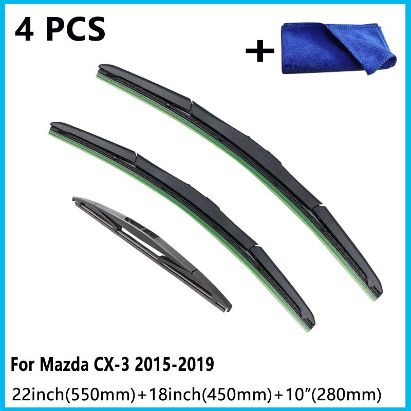 For Mazda CX-3 2015 2016 2017 2018 2019 CX3 CX 3 DK Accessories Car Front Windscreen Wiper Blades Brushes Cutter U Type J Hook A Type
For Mazda CX-3 2015 2016 2017 2018 2019 CX3 CX 3 DK Accessories Car Front Windscreen Wiper Blades Brushes Cutter U Type J Hook A Type