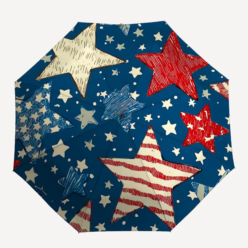 1pc Stars American Automatic Folding Umbrella - Compact 8-Rib Design, Durable Plastic & Iron, Lightweight for Outdoor Daily Use183
1pc Stars American Automatic Folding Umbrella - Compact 8-Rib Design, Durable Plastic & Iron, Lightweight for Outdoor Daily Use183