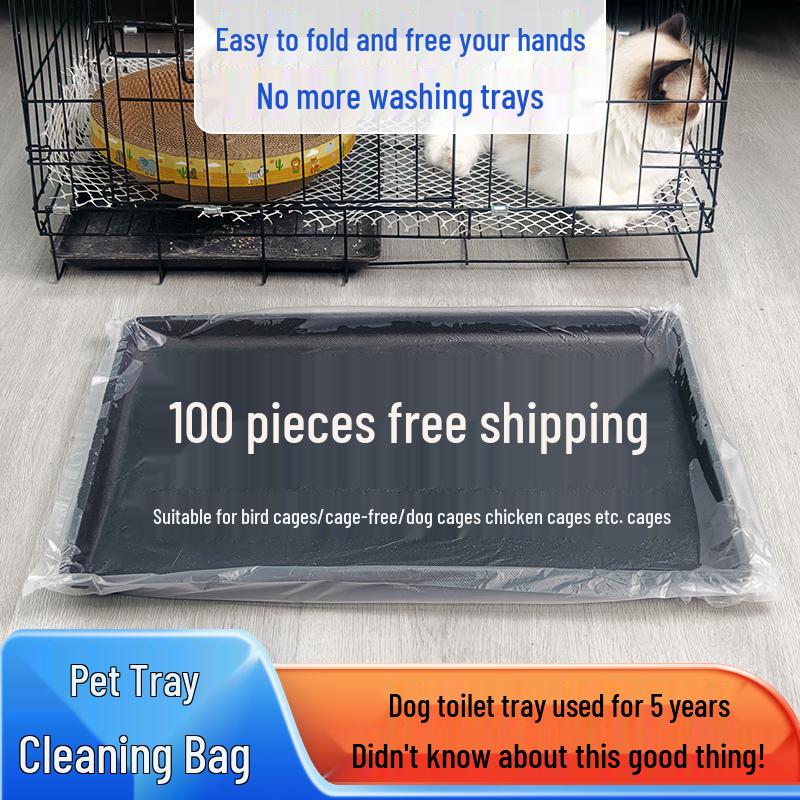 Disposable Cage Liner Bags for Pets: Dog, Bird, Rabbit 100 pcs Thin Double Layer - 35x45 cm
Disposable Cage Liner Bags for Pets: Dog, Bird, Rabbit 100 pcs Thin Double Layer - 35x45 cm