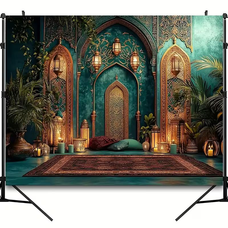 Moroccan Ramadan Backdrop, Islamic Festival Background Cloth, Decor 47.2x31.5inch/120*80cm
Moroccan Ramadan Backdrop, Islamic Festival Background Cloth, Decor 47.2x31.5inch/120*80cm