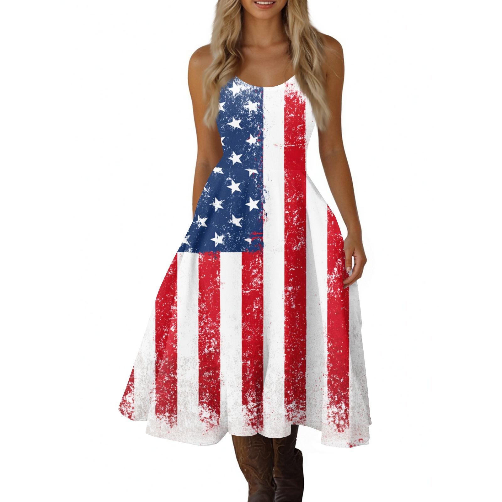 Women s Casual Fashion Independence Day Print V-Neck Retro Sleeveless Dress M червоний
Women s Casual Fashion Independence Day Print V-Neck Retro Sleeveless Dress M червоний