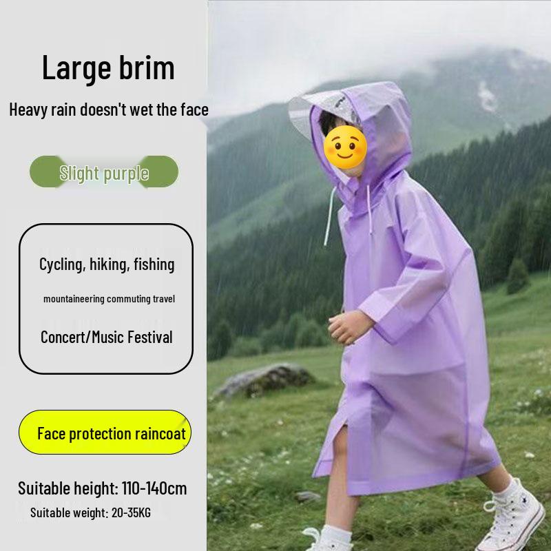 Portable Adult & Kids Large Brim Raincoat for Outdoor Travel & Hiking
Portable Adult & Kids Large Brim Raincoat for Outdoor Travel & Hiking