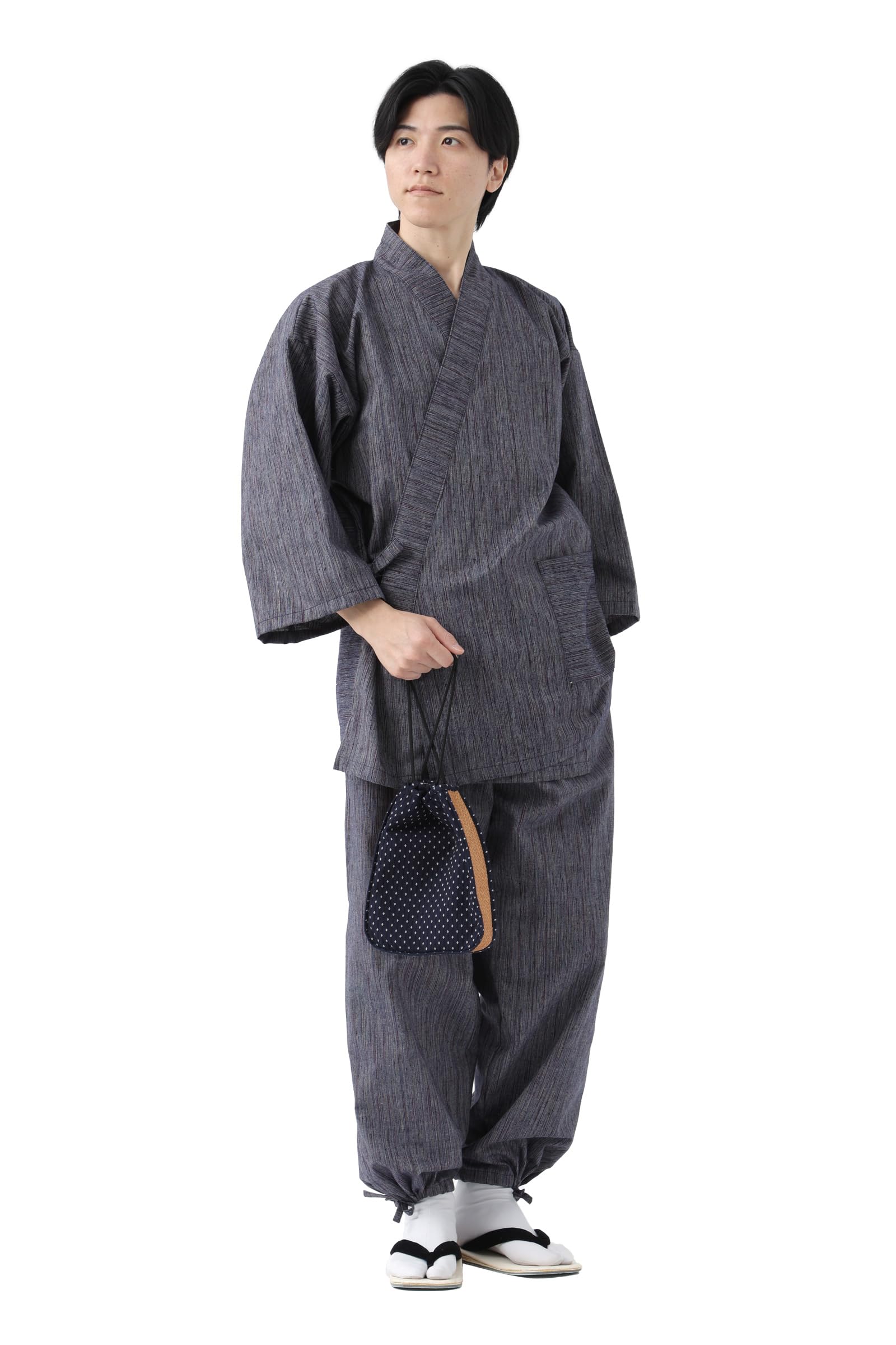 Tayutaf Men s Kurume Samue, Year-Round Cotton Loungewear, Kurume Woven, Pajamas, Sauna, Casual, Gift, Father s Day Gift, Plus Sizes, Solid Color (Stri
Tayutaf Men s Kurume Samue, Year-Round Cotton Loungewear, Kurume Woven, Pajamas, Sauna, Casual, Gift, Father s Day Gift, Plus Sizes, Solid Color (Stri