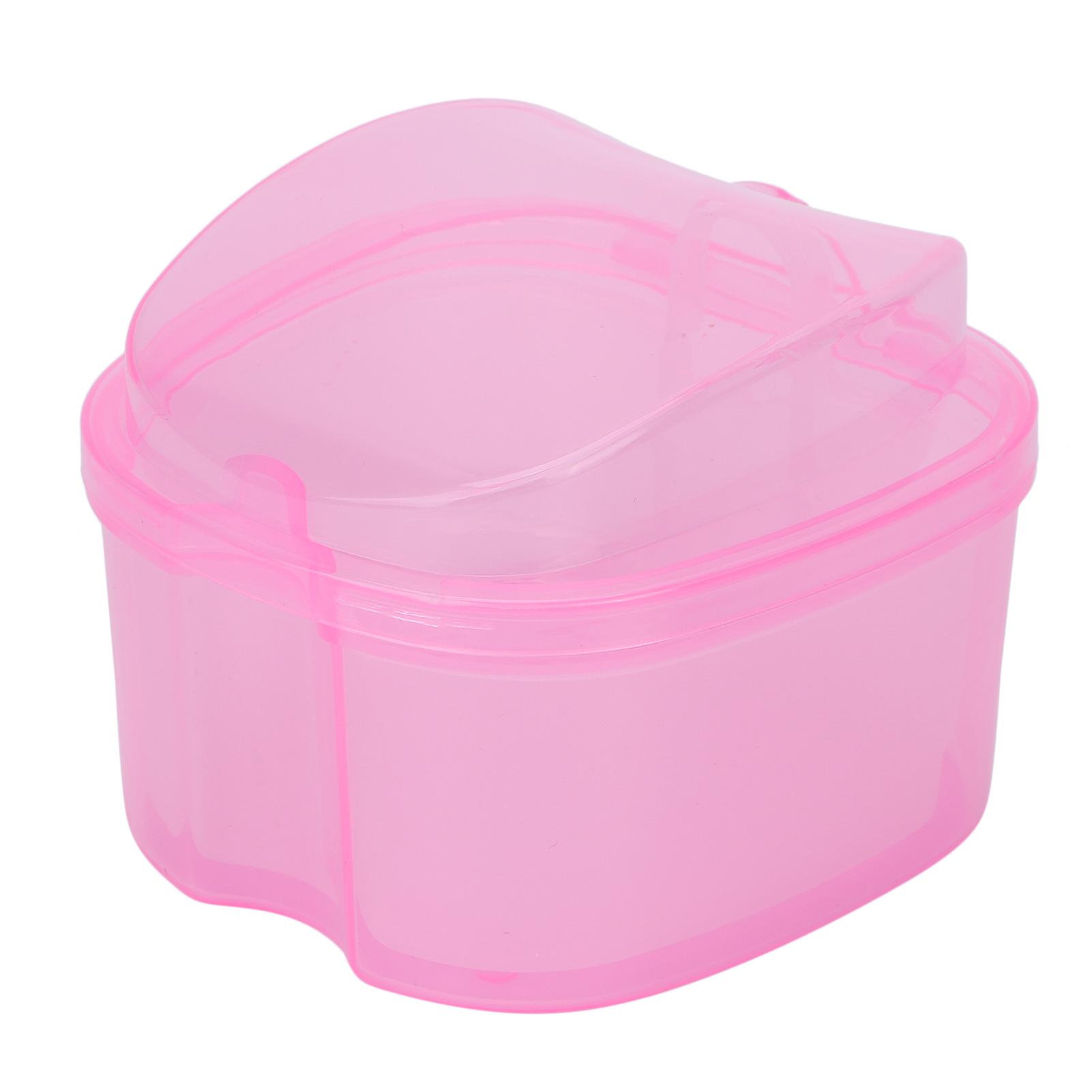 Denture Bath Case Box Soak Container Colored False Teeth Storage Box with Strainer BasketPink розовый
Denture Bath Case Box Soak Container Colored False Teeth Storage Box with Strainer BasketPink розовый