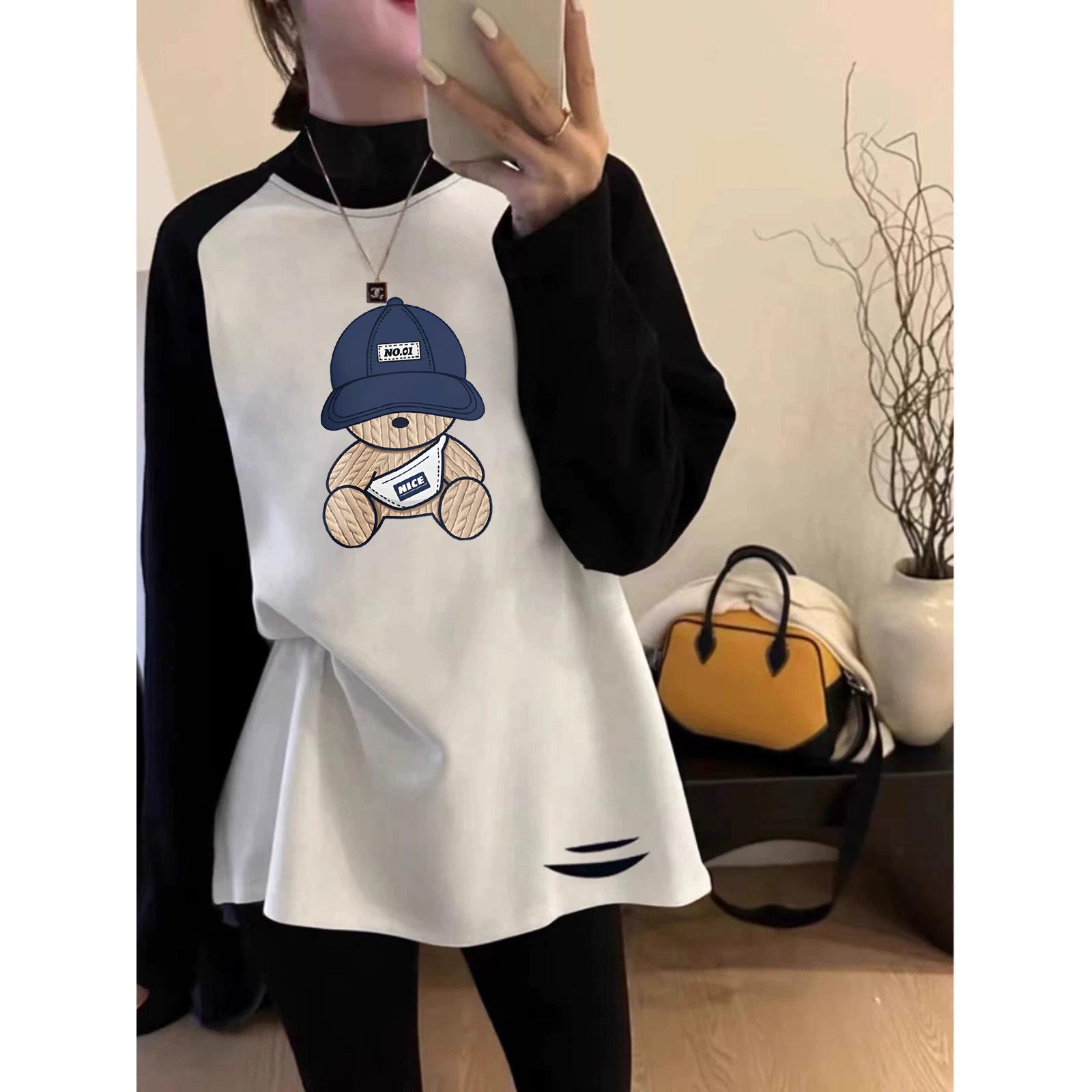 American Women s Raglan Long Sleeve Shirt - Autumn/Winter Thickened Casual Fashion Top M
American Women s Raglan Long Sleeve Shirt - Autumn/Winter Thickened Casual Fashion Top M