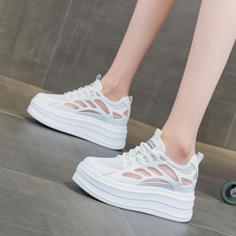Spring and summer thick-soled inner height increase casual shoes women s small 9 cm thin women s shoes mesh breathable white 39
Spring and summer thick-soled inner height increase casual shoes women s small 9 cm thin women s shoes mesh breathable white 39