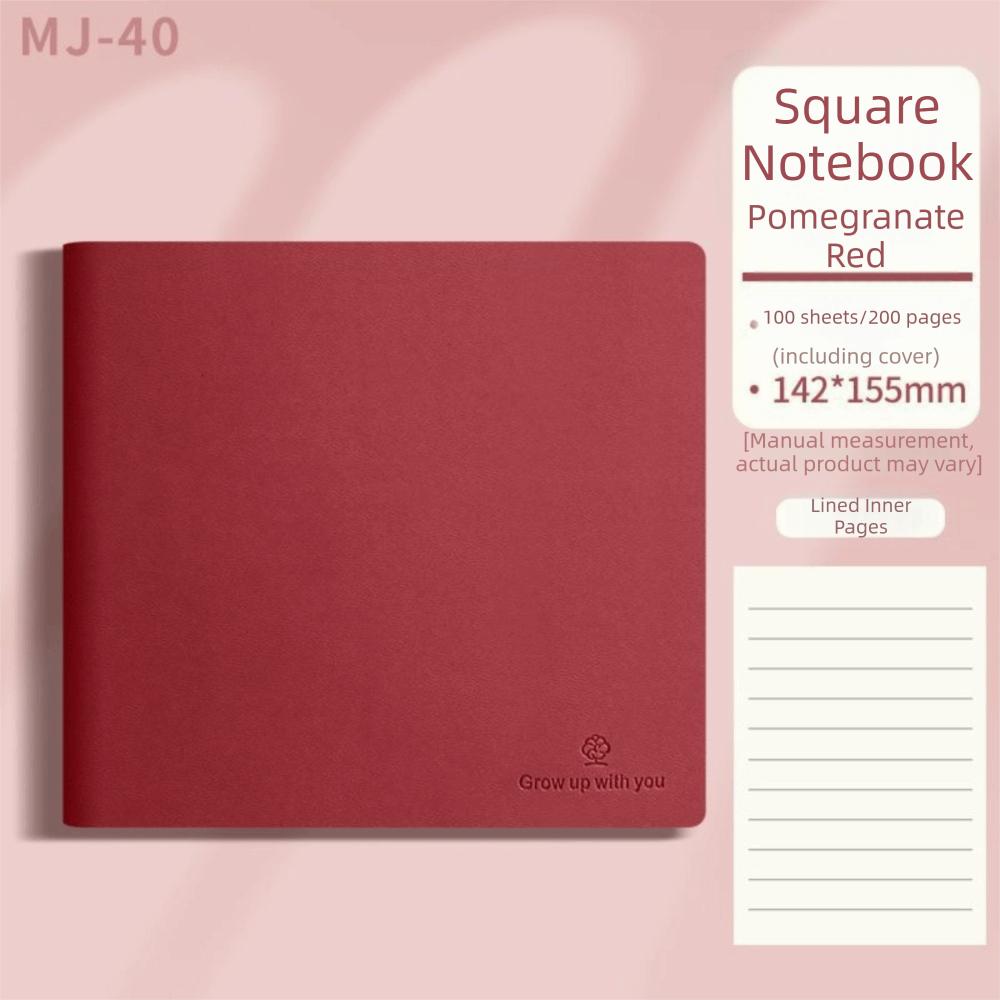 PU Soft Cover Thick Notebook Candy Colors Notepad Book Square Notebook Office Students Supplies
PU Soft Cover Thick Notebook Candy Colors Notepad Book Square Notebook Office Students Supplies