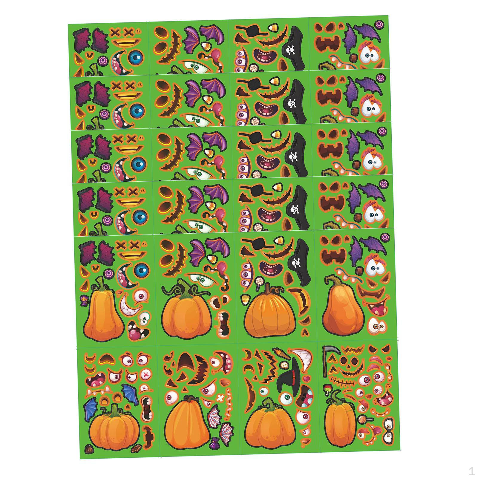Наклейки для украшения тыквы на Хэллоуин, сделай сам, забавная липкая очаровательная новинка для ребенка Quantity 40
Наклейки для украшения тыквы на Хэллоуин, сделай сам, забавная липкая очаровательная новинка для ребенка Quantity 40