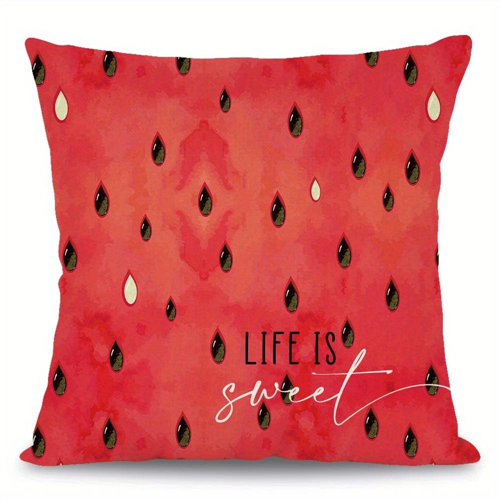 Home Decor Summer Vibes And Watermelon Sweetness Pattern Cushion Cover Suitable For Sofa Bedroom Car Pillow Cover 16x16Inch
Home Decor Summer Vibes And Watermelon Sweetness Pattern Cushion Cover Suitable For Sofa Bedroom Car Pillow Cover 16x16Inch