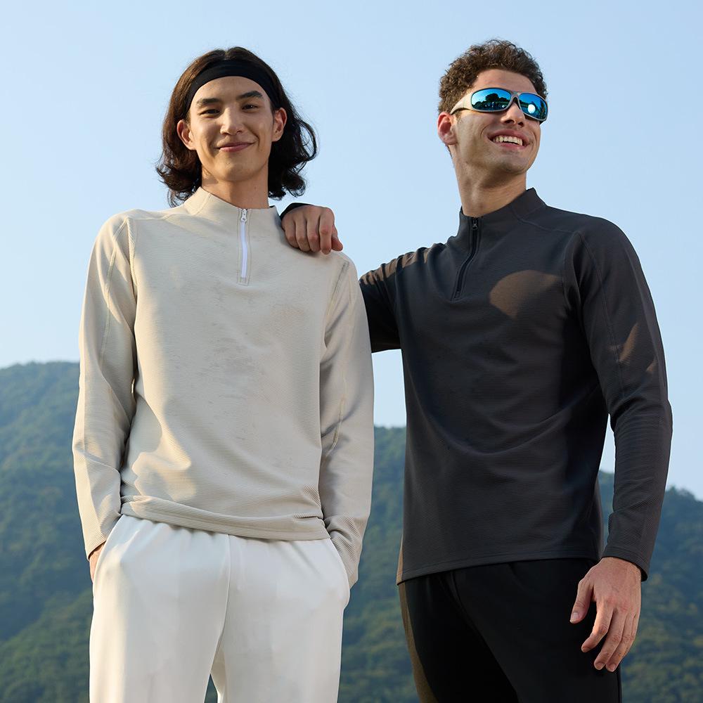 Unisex Quick-Dry Fleece-Lined Half-Zip Long Sleeve Fitness Top for Outdoor Casual Wear Small
Unisex Quick-Dry Fleece-Lined Half-Zip Long Sleeve Fitness Top for Outdoor Casual Wear Small