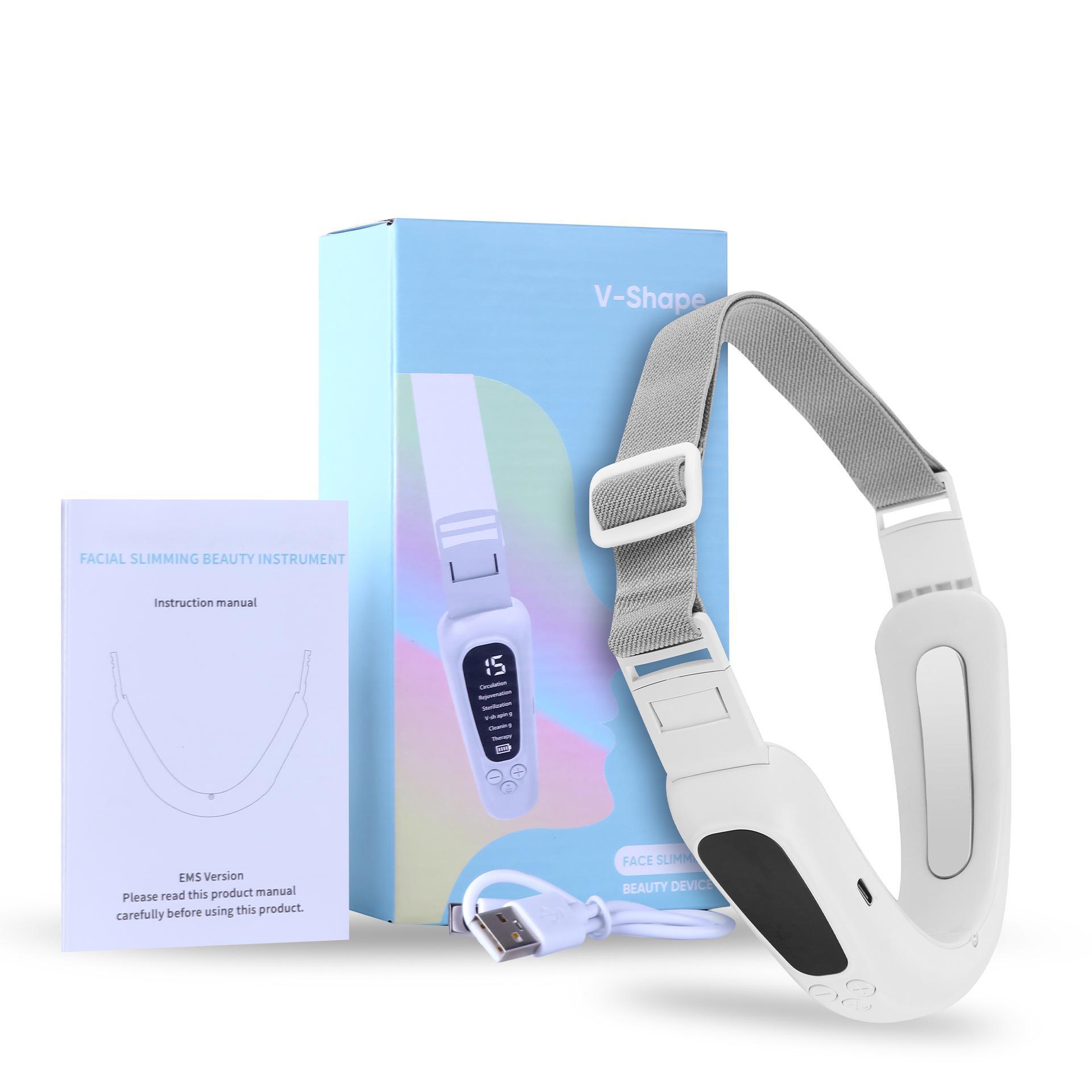 Массажный инструмент для похудения и подтяжки лица с микротоком EMS V-Shape K328 Face Slimming Device, English Version
Массажный инструмент для похудения и подтяжки лица с микротоком EMS V-Shape K328 Face Slimming Device, English Version