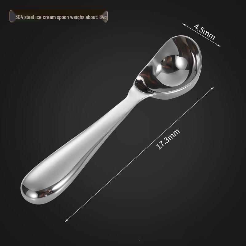 European Style 304 Stainless Steel Thickened Ice Cream Spoons (2-pack)
European Style 304 Stainless Steel Thickened Ice Cream Spoons (2-pack)