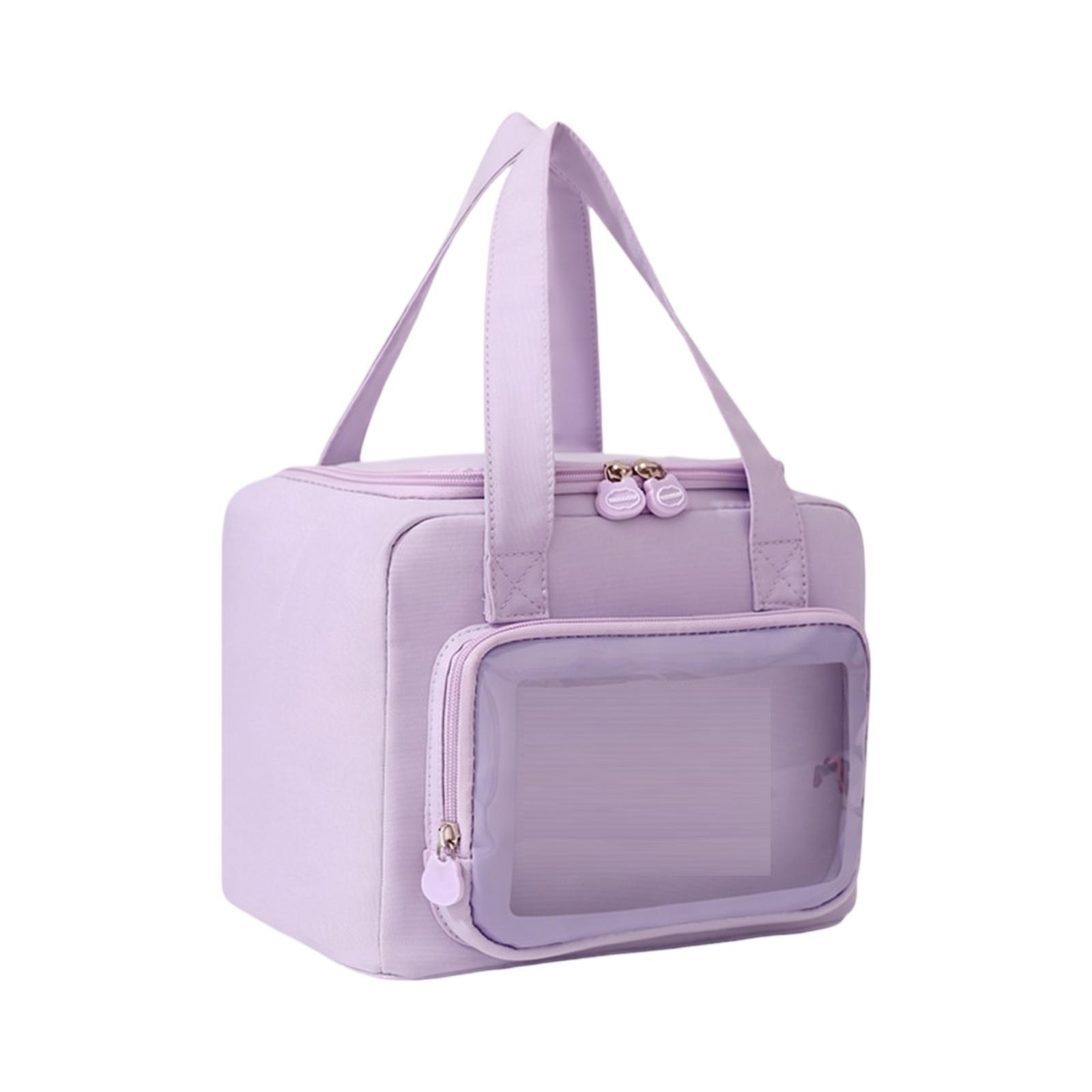 Insulated Lunch Bag Portable Bento Box Carrier with Double Handles Large Capacity Thermal Food Storage Bag for Work School Travel one size фіолетовий
Insulated Lunch Bag Portable Bento Box Carrier with Double Handles Large Capacity Thermal Food Storage Bag for Work School Travel one size фіолетовий