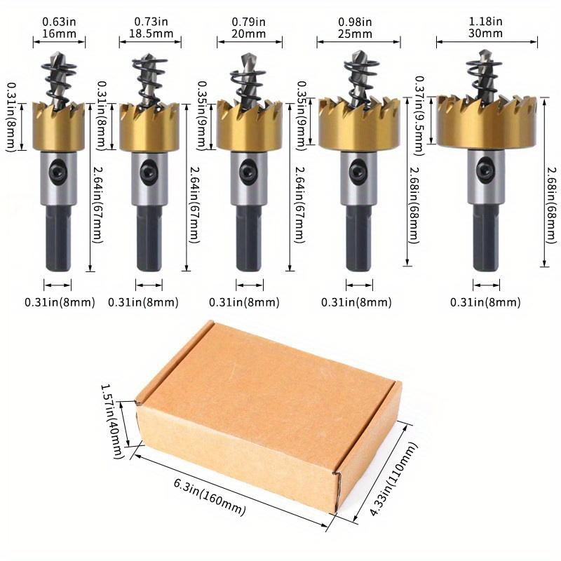 Высокоскоростной ножовочный нож для отверстий, алюминиевая пластина, железная пластина, пробивание отверстий, натуральный цвет, сверло 16-30 мм, набор инструментов
Высокоскоростной ножовочный нож для отверстий, алюминиевая пластина, железная пластина, пробивание отверстий, натуральный цвет, сверло 16-30 мм, набор инструментов