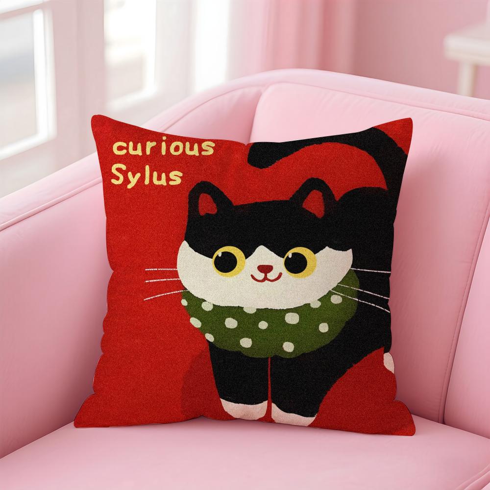 Cartoon Cat Cute Cushion Cover Soft Plush Throw Pillow Cushion CoverDoubleSided Printed Pillow Case for Sofa Home Decor 30x30cm
Cartoon Cat Cute Cushion Cover Soft Plush Throw Pillow Cushion CoverDoubleSided Printed Pillow Case for Sofa Home Decor 30x30cm
