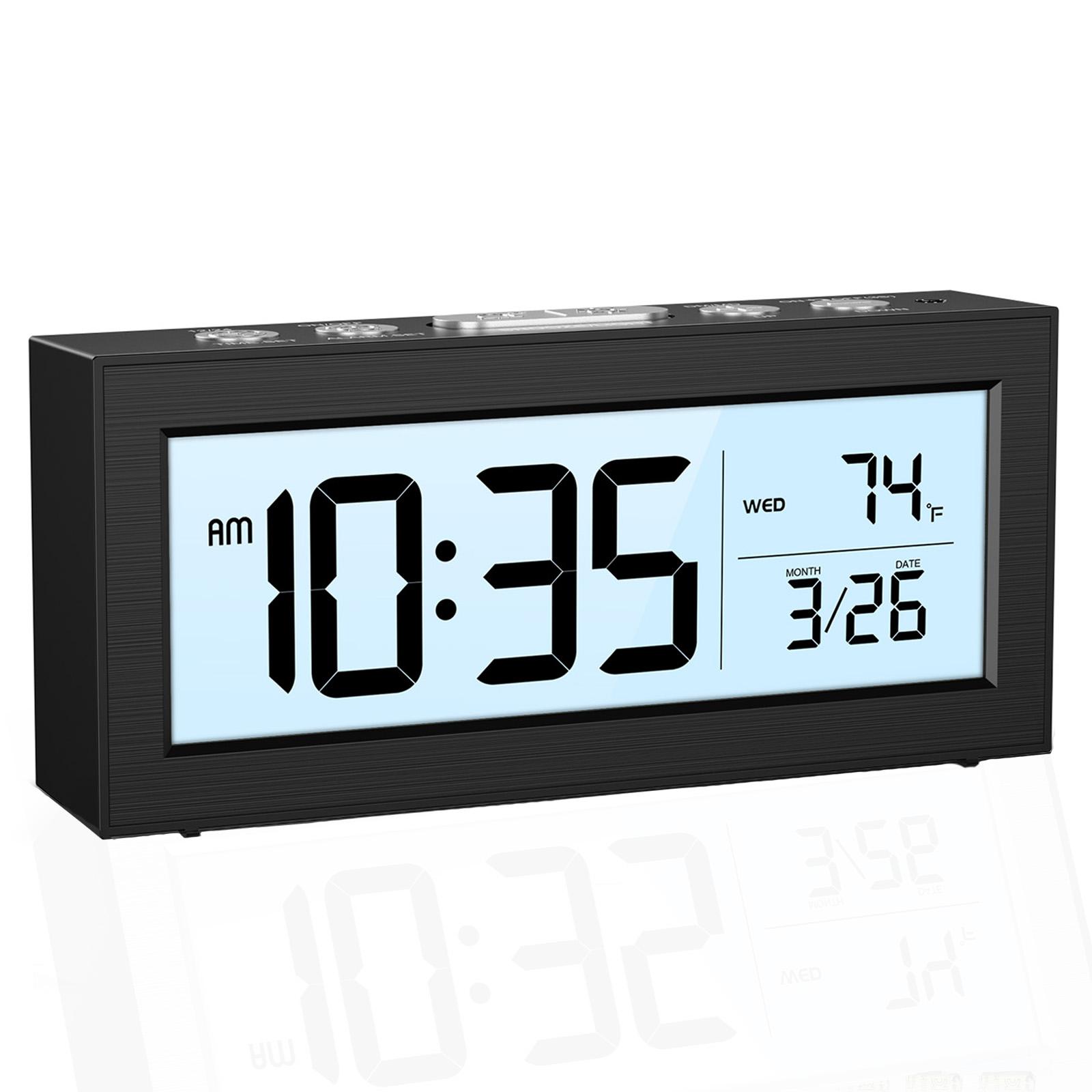 ORIA Alarm Clock Digital Bedside Clocks Battery Powered LCD Alarm Clock with Date and Temu for Home Office Travel
ORIA Alarm Clock Digital Bedside Clocks Battery Powered LCD Alarm Clock with Date and Temu for Home Office Travel