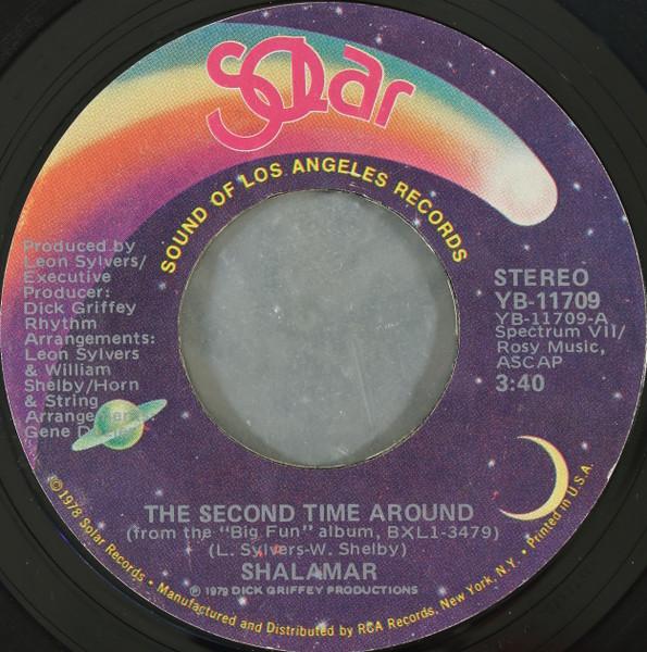 7inch Record SHALAMAR - The Second Time Around YB11709 Solar 1979 US Soul/Funk Used
7inch Record SHALAMAR - The Second Time Around YB11709 Solar 1979 US Soul/Funk Used