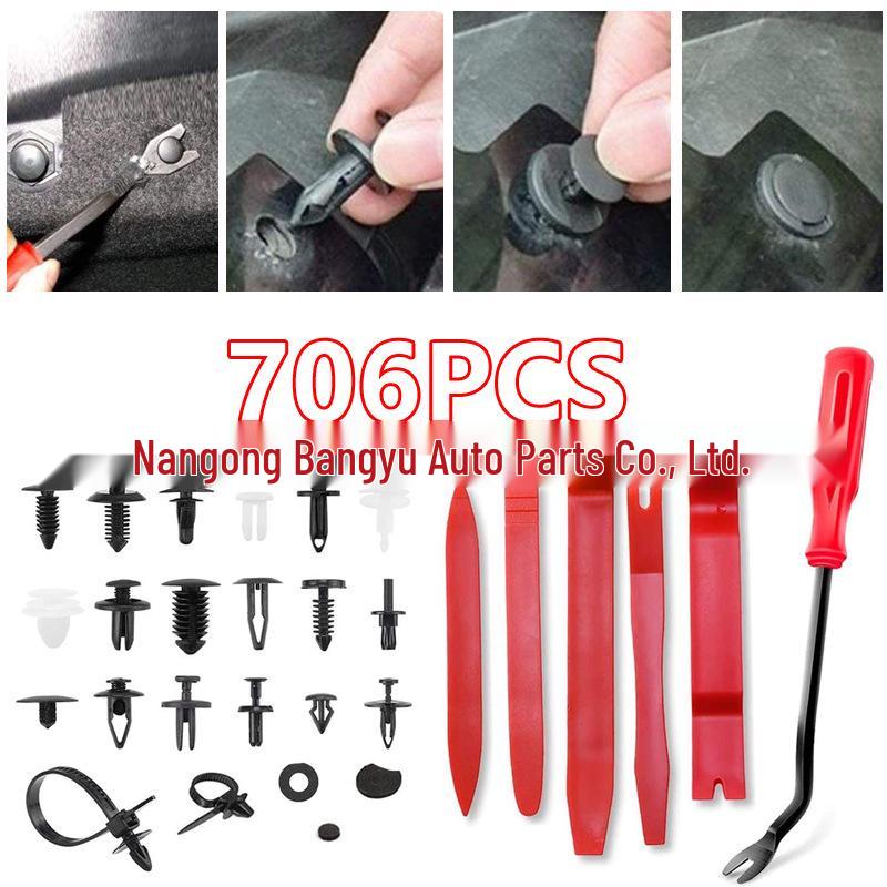 706 шт. Клипсы-фиксаторы для салона автомобиля и бампера
706 шт. Клипсы-фиксаторы для салона автомобиля и бампера