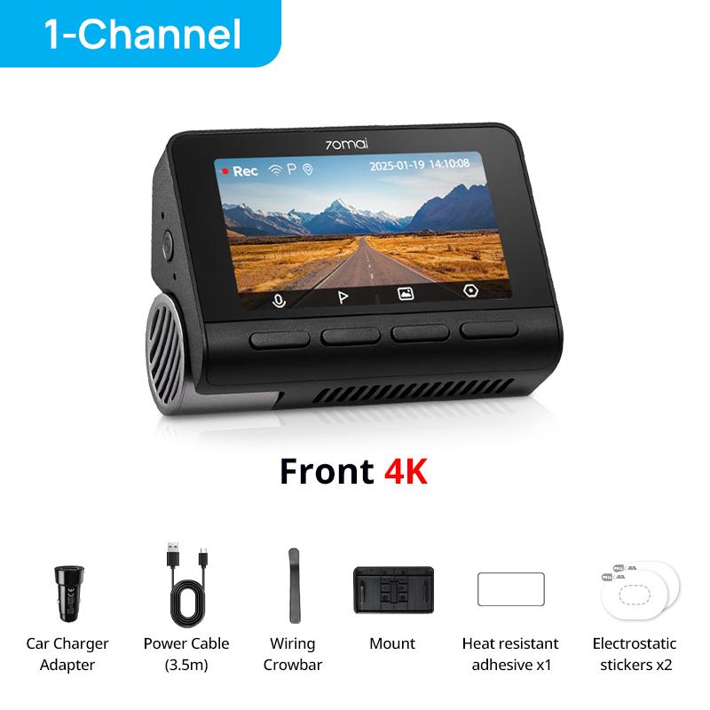 70mai 4K Dash Cam A800SE Upgraded Version of 70mai A800S Voice Control Supercapatior GPS ADAS Car DVR 70mai A800SE UHD Wifi 6 Without TF Card
70mai 4K Dash Cam A800SE Upgraded Version of 70mai A800S Voice Control Supercapatior GPS ADAS Car DVR 70mai A800SE UHD Wifi 6 Without TF Card