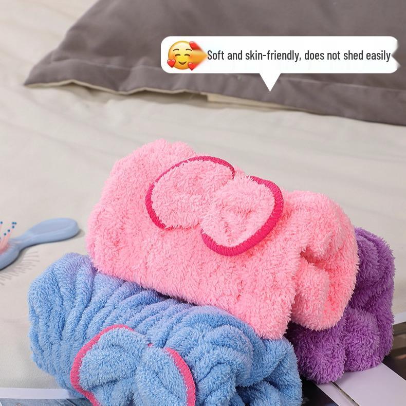 Women s Quick-Dry Super Absorbent Double-Layer Hair Drying Cap Towel 27x35 cm
Women s Quick-Dry Super Absorbent Double-Layer Hair Drying Cap Towel 27x35 cm
