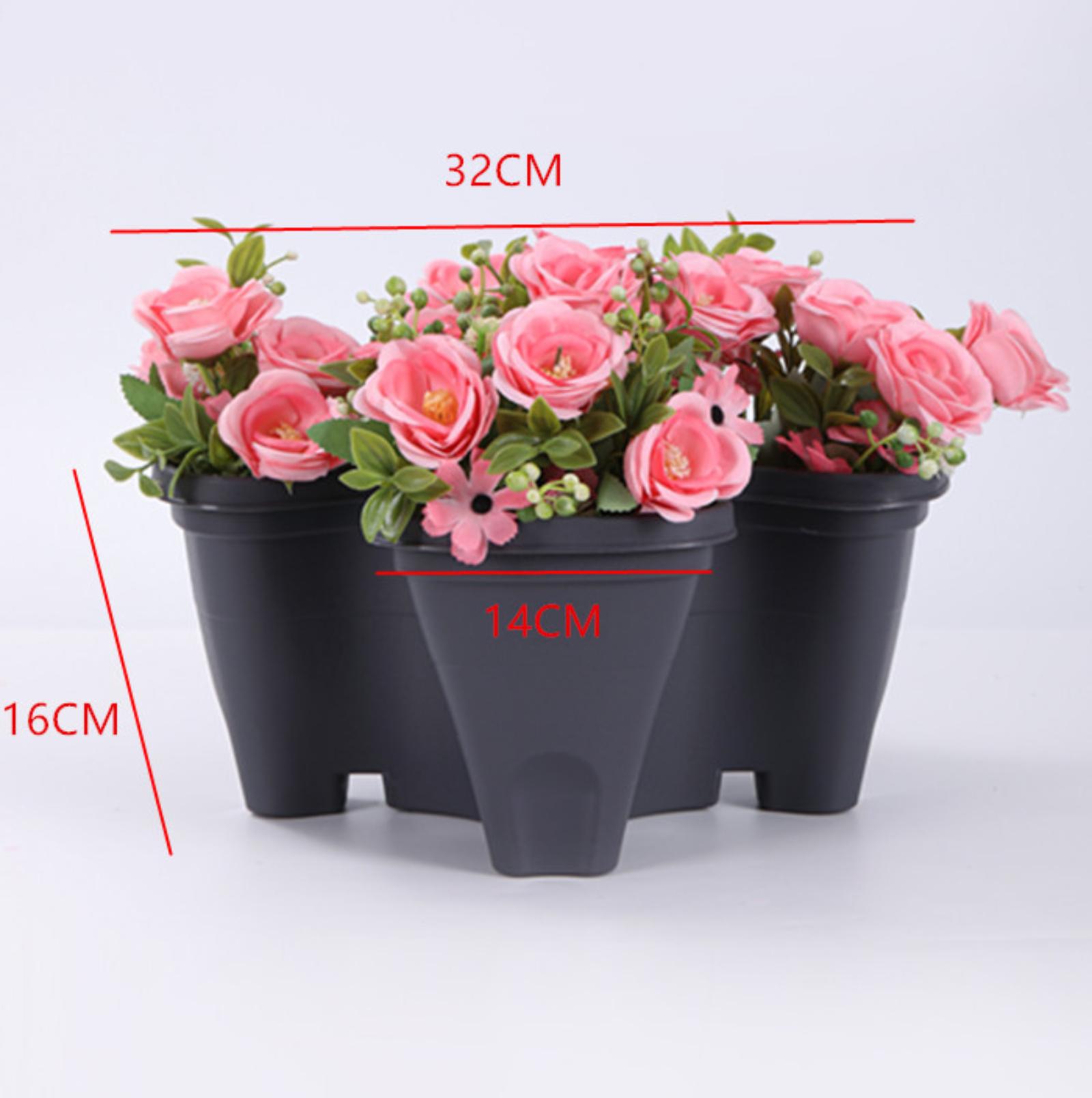 Multi-Tier Stackable Resin Planter Pot for Strawberry Vegetable Herb Growing Balcony Garden Indoor Outdoor Use Four-Petal Design One Size чорний
Multi-Tier Stackable Resin Planter Pot for Strawberry Vegetable Herb Growing Balcony Garden Indoor Outdoor Use Four-Petal Design One Size чорний