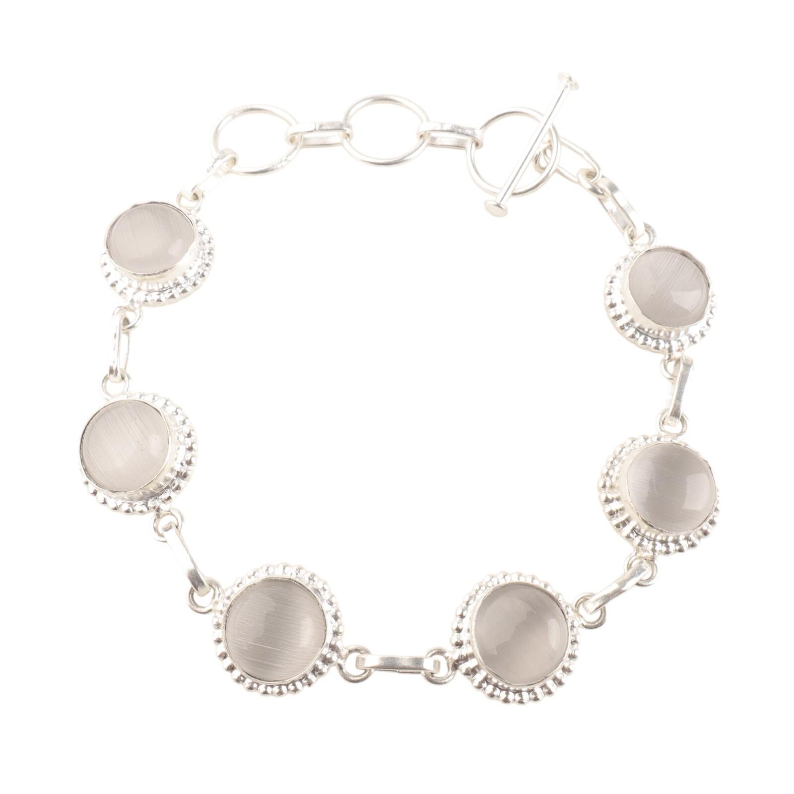 Natural Selenite Gemstone 925 Sterling Silver Jewelry Handmade Bracelet For Her RB-9-30
Natural Selenite Gemstone 925 Sterling Silver Jewelry Handmade Bracelet For Her RB-9-30