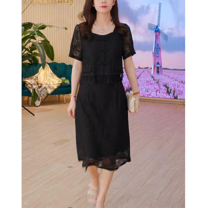 Trendy Summer 2025 Women s Short Sleeve Dress - Elegant High-End Socialite Style 2XL (125-135 jin)
Trendy Summer 2025 Women s Short Sleeve Dress - Elegant High-End Socialite Style 2XL (125-135 jin)