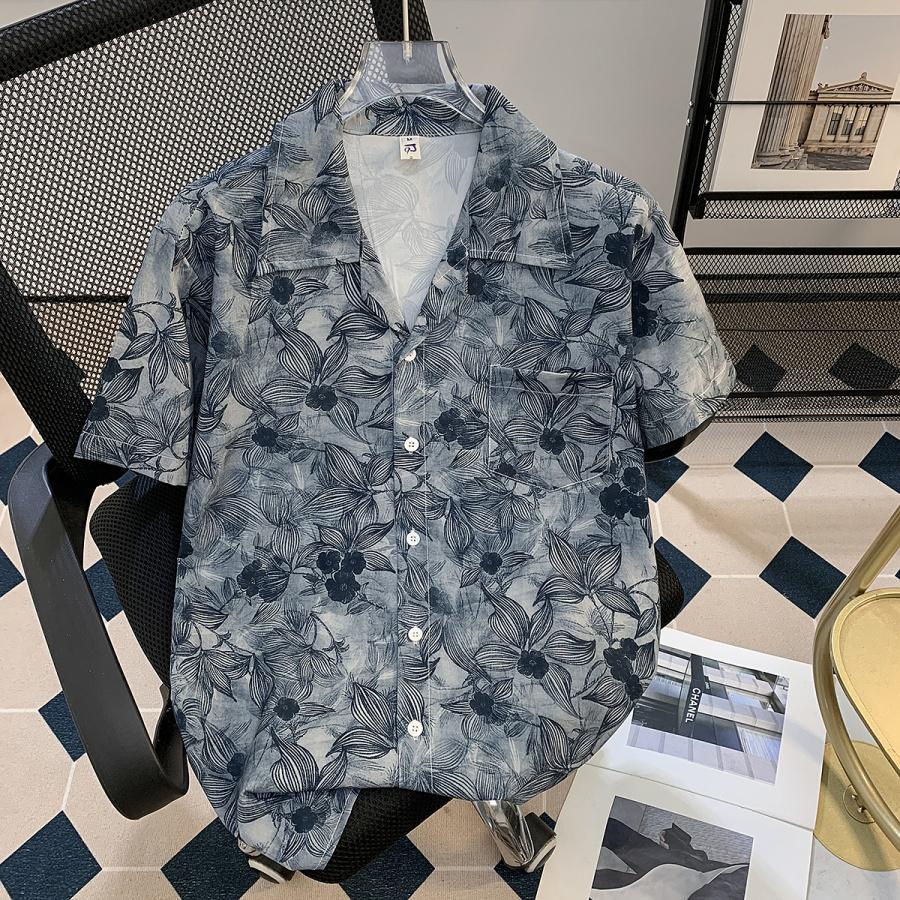 Summer Island Vacation Style Ice Silk Short Sleeve Floral Shirt Men s Hawaiian Cuban Collar Shirt Cool Fashion for Men 3XL
Summer Island Vacation Style Ice Silk Short Sleeve Floral Shirt Men s Hawaiian Cuban Collar Shirt Cool Fashion for Men 3XL