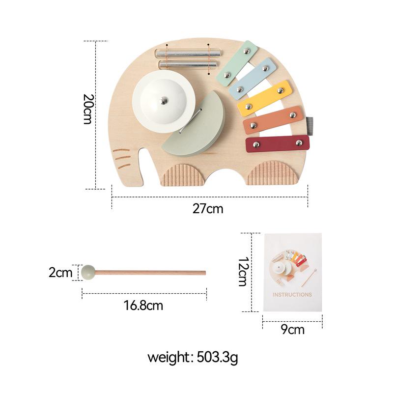 Детская развивающая игрушка ксилофон в виде слона
Детская развивающая игрушка ксилофон в виде слона