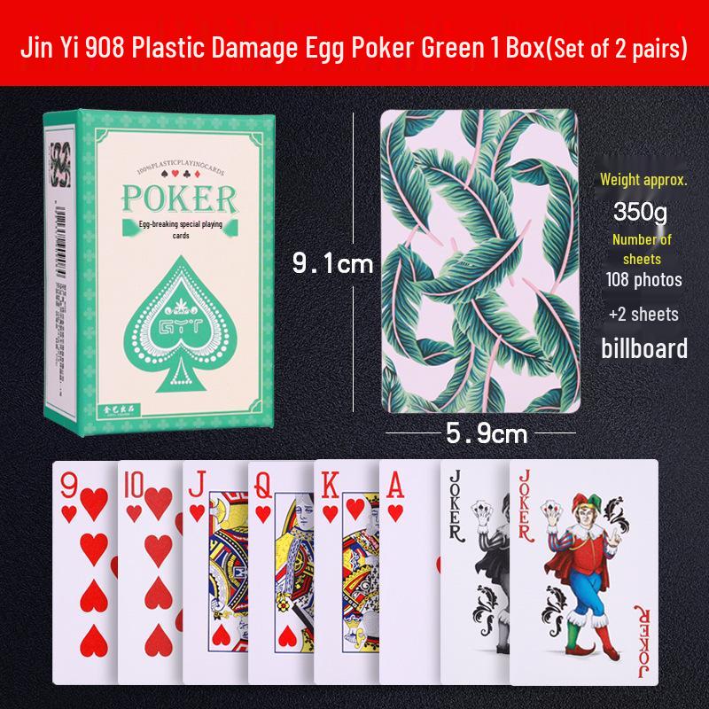Jin Yi 2201 Waterproof Plastic Guandan Playing Cards - Durable, High-Quality Anti-Fold Cards for Guandan and Dou Dizhu Games.
Jin Yi 2201 Waterproof Plastic Guandan Playing Cards - Durable, High-Quality Anti-Fold Cards for Guandan and Dou Dizhu Games.