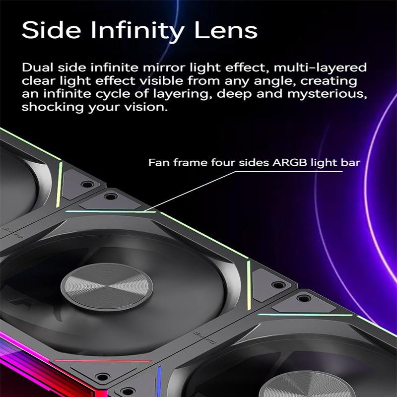 TEUCER JM-5 Case Fan 120mm 5V 3Pin ARGB Mirror Light Effect Cooling Fan PWM 800 to 2000RPM CD Texture Water Cooling Radiator Fan Teucer JM-5-R-BK чёрный
TEUCER JM-5 Case Fan 120mm 5V 3Pin ARGB Mirror Light Effect Cooling Fan PWM 800 to 2000RPM CD Texture Water Cooling Radiator Fan Teucer JM-5-R-BK чёрный