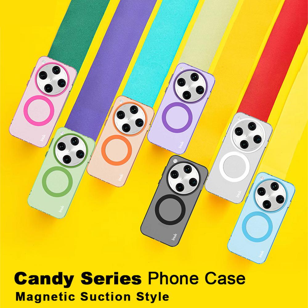 IMAK For Oppo Find X8 Pro 5G Case Compatible with MagSafe Candy Color Anti Drop TPU+PET Back Cover White
IMAK For Oppo Find X8 Pro 5G Case Compatible with MagSafe Candy Color Anti Drop TPU+PET Back Cover White