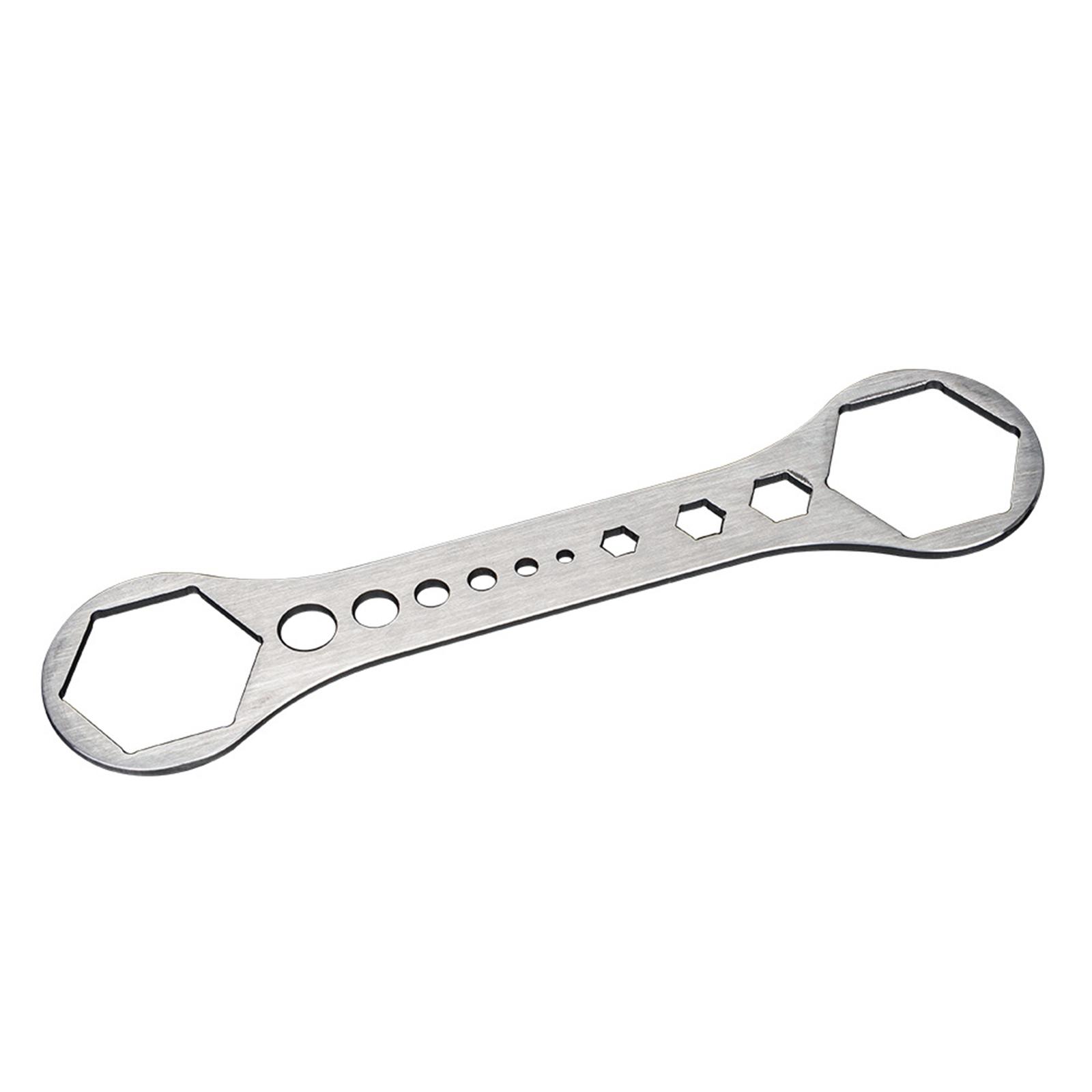 Bicycle Wrench Bike Suspension Fork Wrench Stainless Steel Bicycle Top Cap Repair 30-32mm front fork wrench #1
Bicycle Wrench Bike Suspension Fork Wrench Stainless Steel Bicycle Top Cap Repair 30-32mm front fork wrench #1